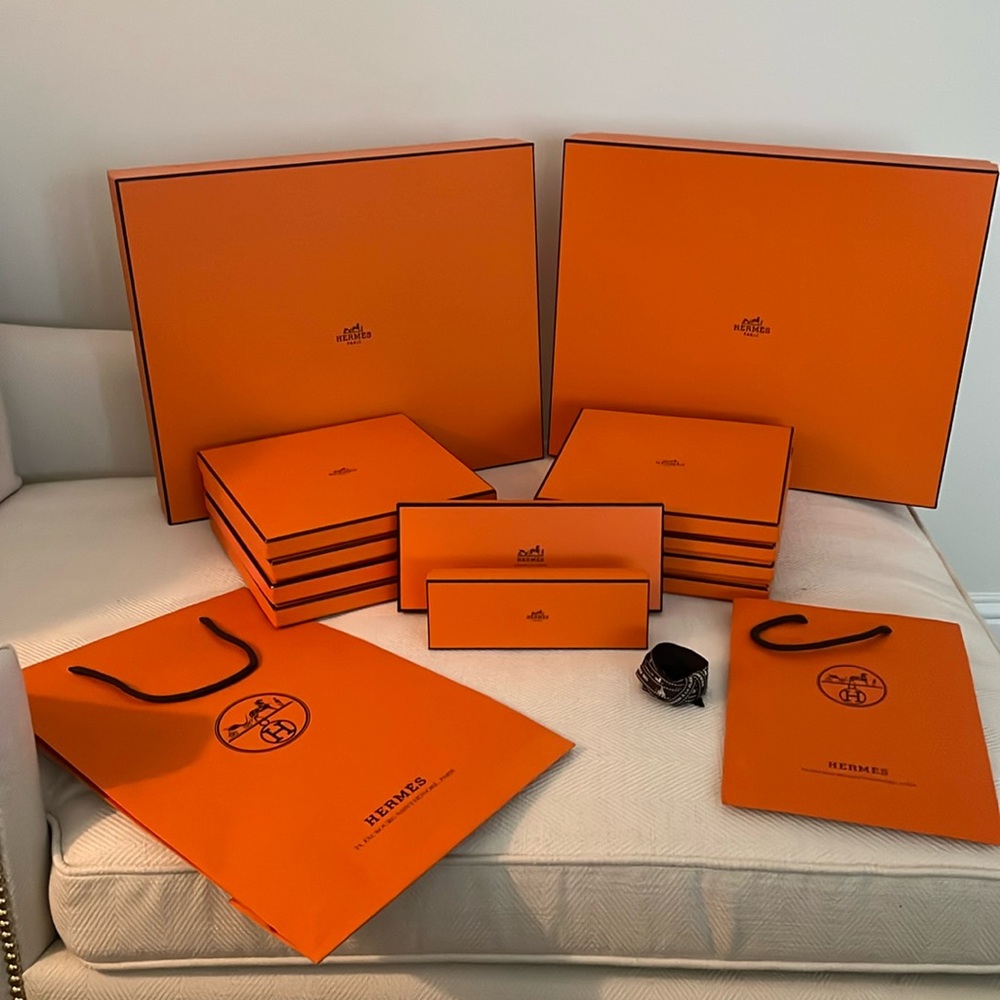 HERMES Box Bundle 12 Pieces AUTHENTIC